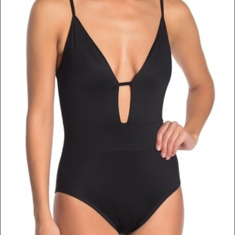 BECCA - Plunge V-Neck Swimsuit NWOT